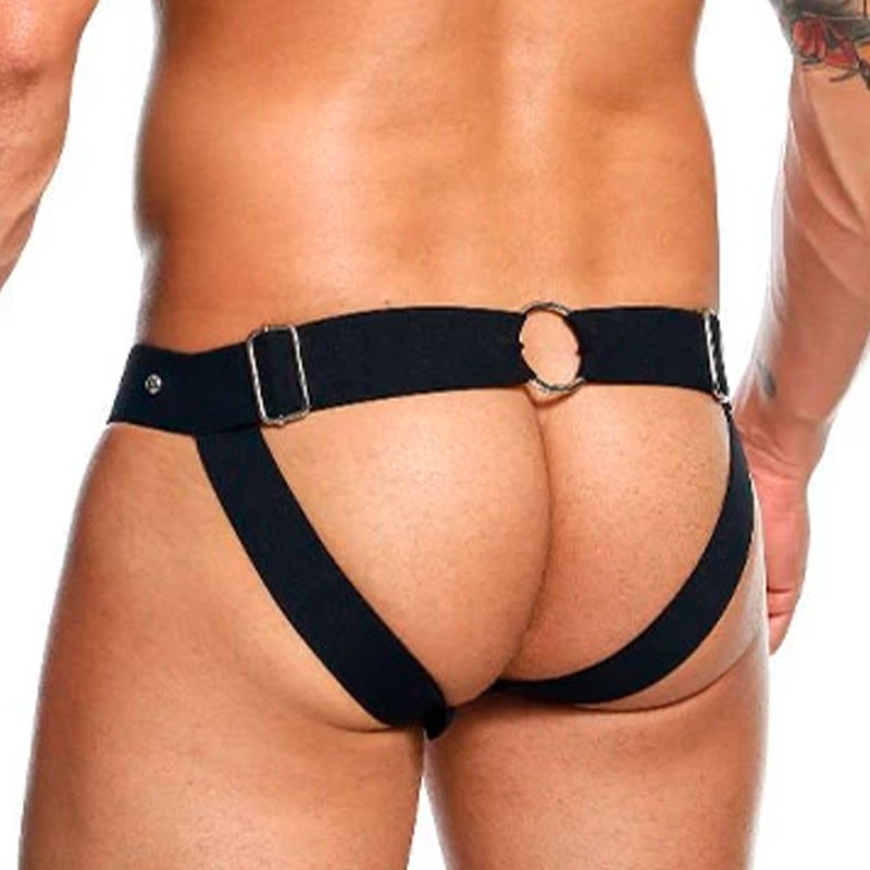 Jockstrap Peakaboo (Noir) - DNGEON