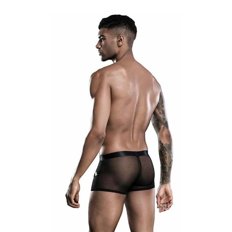 Boxer pour homme Roleplay Fetish (Noir) - Saresia