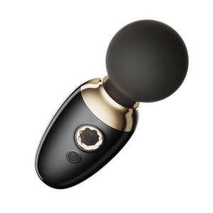Mini Vibromasseur Chauffant Wand - Ava Obsidian Black