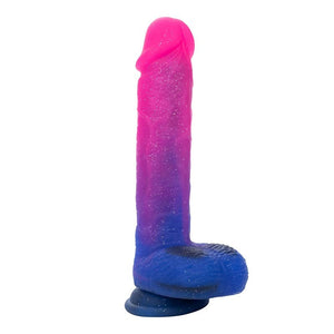 Vibromasseur avec ventouse Naughty Bits Ombré Hombre XL - 17 cm - Calexotics