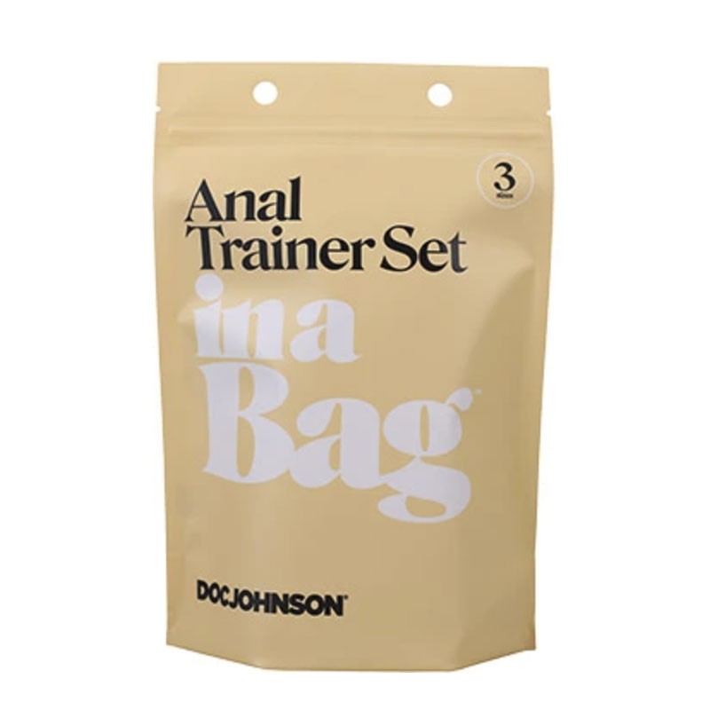 Kit d'entraînement anal 3 pcs - Doc Johnson Anal Trainer Set in a Bag