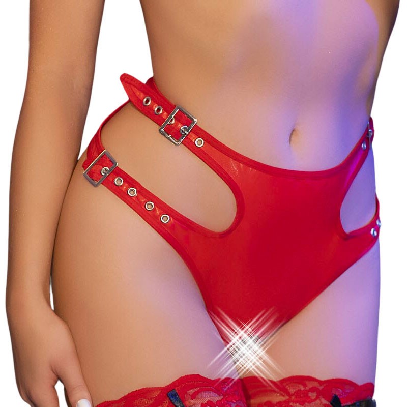 Culotte ouverte 4656 (Rouge) - Chilirose