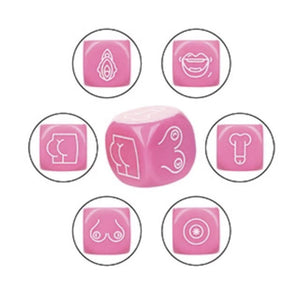 Jeu de dés coquins pour couple - CalExotics Naughty Bits Roll With It