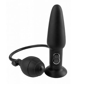 Plug anal gonflable avec vibrations - Malesation