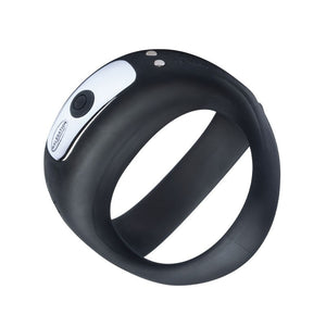 Cage à pénis et testicules vibrant - Malesation Vibro C&B Ring