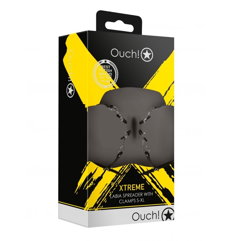 Sangles d'écartement pour lèvres vaginales - Ouch! Xtreme