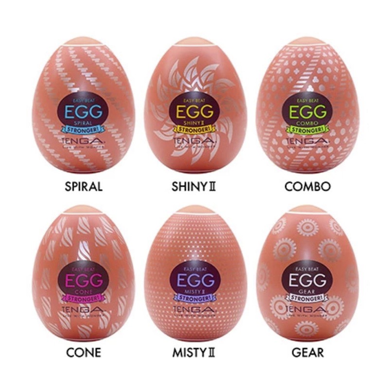 Masturbateurs Tenga Egg HB Assortiment 2 - (pack de 6)