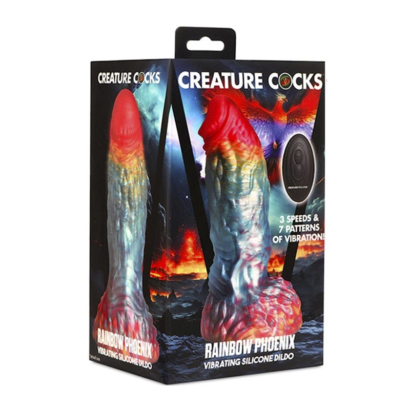 Gode 14 cm Rainbow Phoenix - Creature Cocks