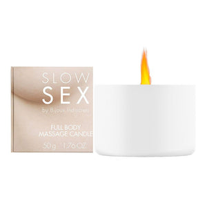Bougie de massage Noix de coco (50 gr) - Slow Sex Full Body