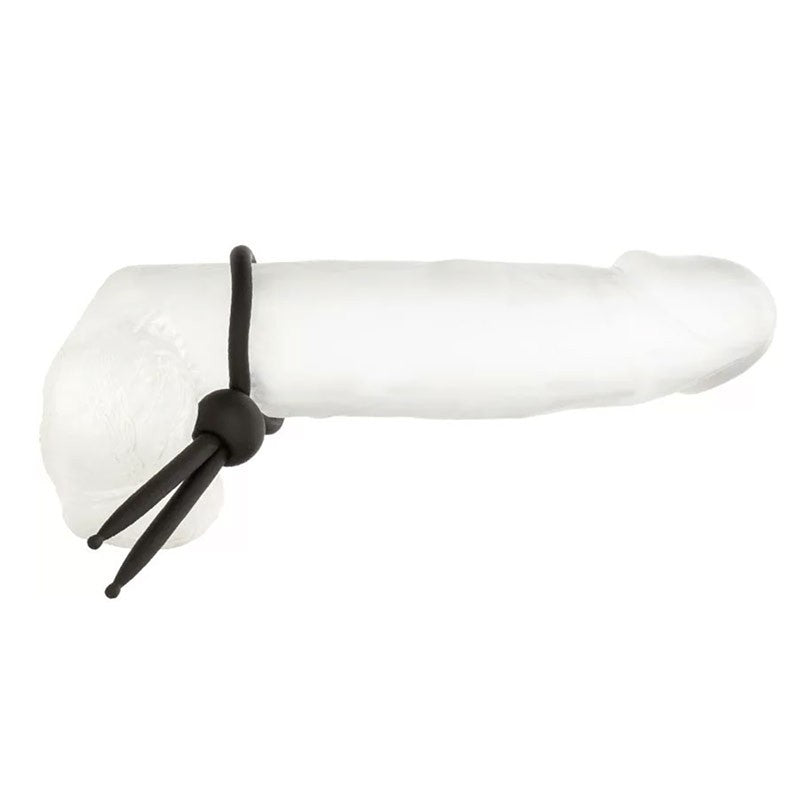 Anneau pénien ajustable Alpha Ring Lasso (Noir) - CalExotics