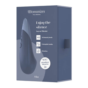 Stimulateur clitoridien - Womanizer Vibe Bleu foncé