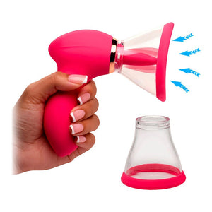 Stimulateur et pompe vaginale - Plump Pleasure Lickgasm