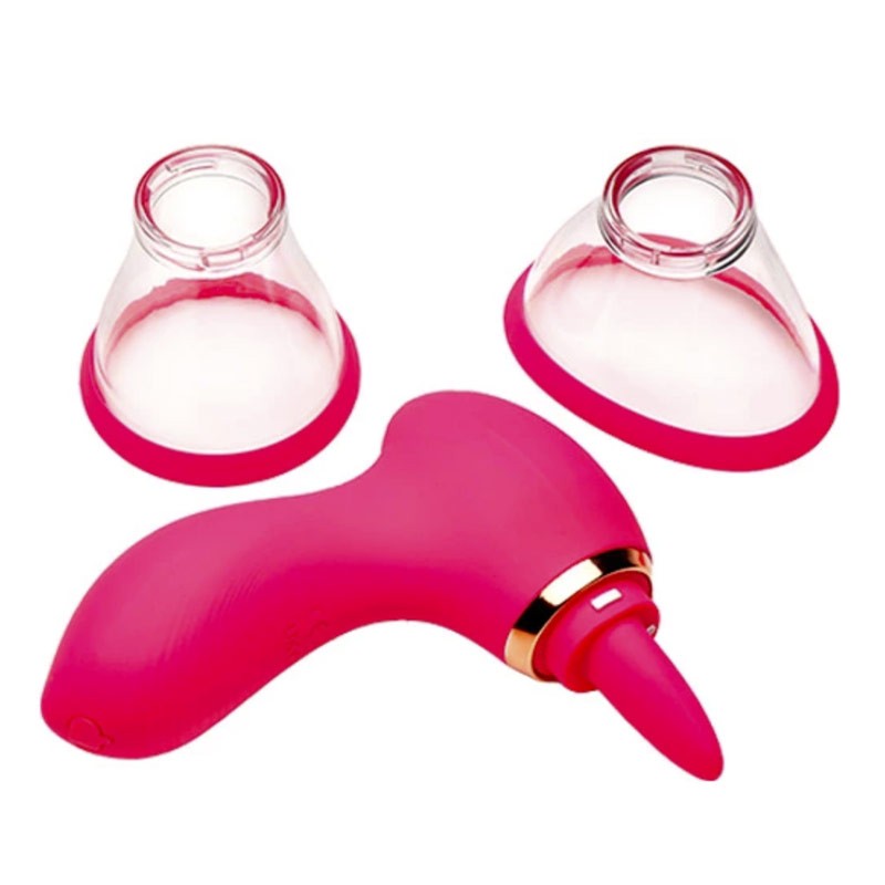 Stimulateur et pompe vaginale - Plump Pleasure Lickgasm