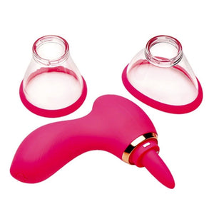 Stimulateur et pompe vaginale - Plump Pleasure Lickgasm