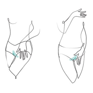 Stimulateur clitoridien vibrant et clipsable We-Vibe Moxie Plus - Turquoise