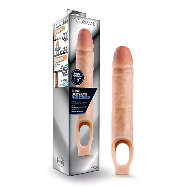 Gaine d'agrandissement du pénis (18 cm) - Blush Performance