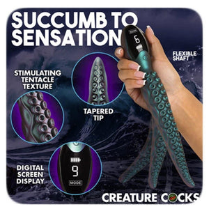 Vibromasseur Tentavibe 19cm - Creature Cocks