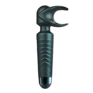 Baguette de masturbation vibrante - MAN.WAND EVO (Bleu pétrol)