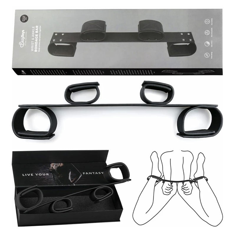 Barre de contrainte pour poignets & chevilles - EasyToys Bondage Bar