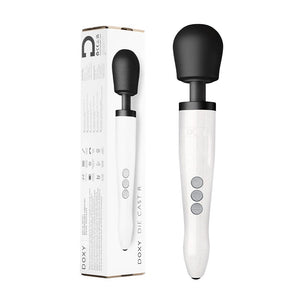 Vibromasseur ultra-puissant et rechargeable - DOXY Die Cast R (Blanc)