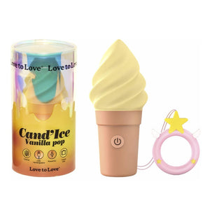 Stimulateur clitoridien en forme de glace - Cand'Ice Vanilla Pop