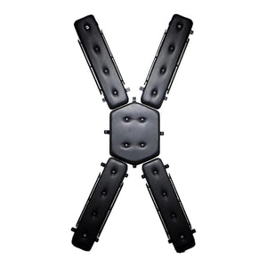 Croix de Saint André BDSM avec 4 points d'attaches - Master Series