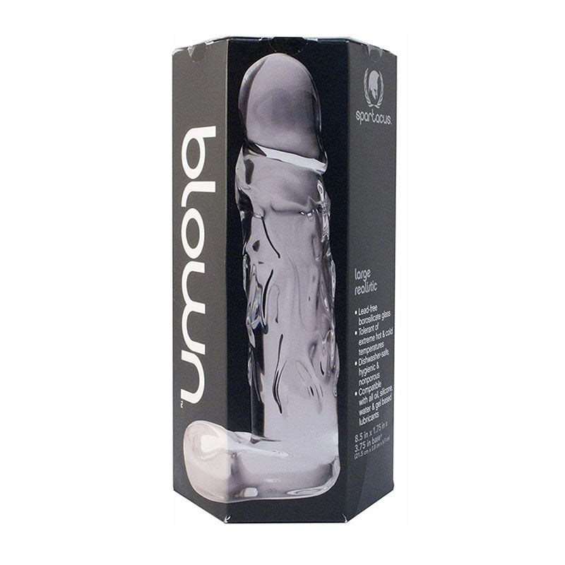 Dildo réaliste en verre - Spartacus Blown Large