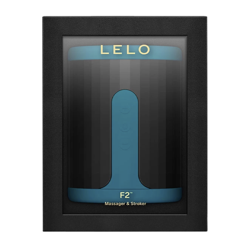 Masturbateur vibrant et connecté LELO F2 (Bleu)