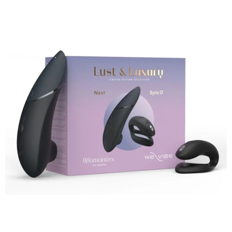 Womanizer Lust & Luxury (Noir) - Stimulateur clitoridien et cockring