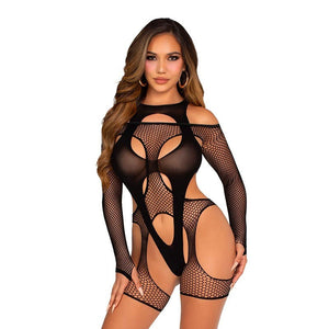 Ensemble sexy 2 pièces (Noir) - Leg Avenue 89356
