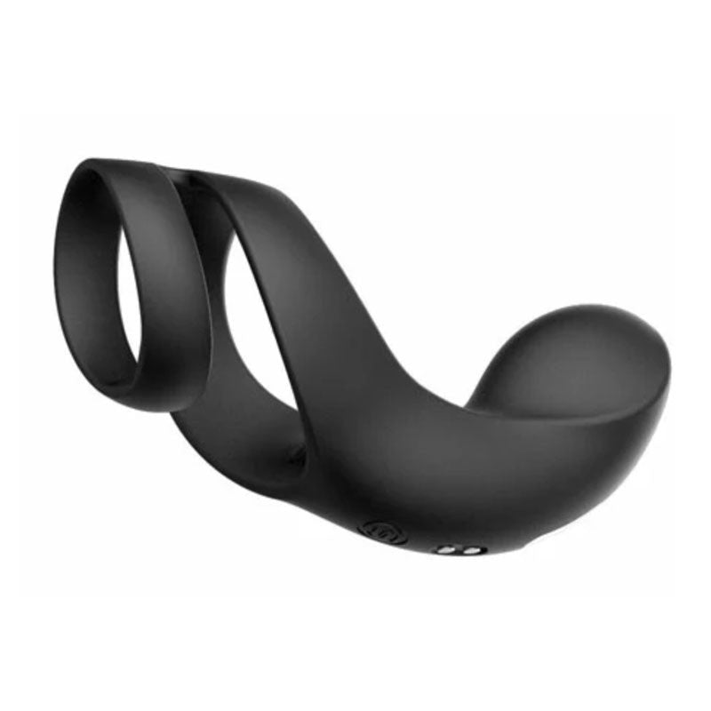 Double anneau pénien avec stimulateur du périnée - Svakom Benedict