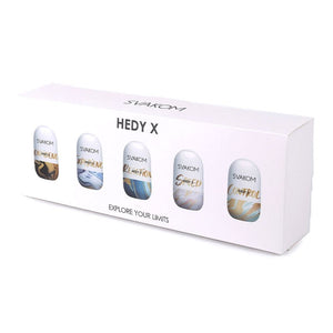 Pack de 5 masturbateurs en forme d'oeufs - Svakom Hedy X