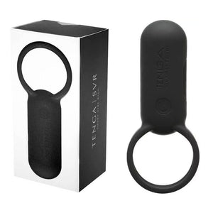 Anneau pénien vibrant - Tenga SVR (Noir)