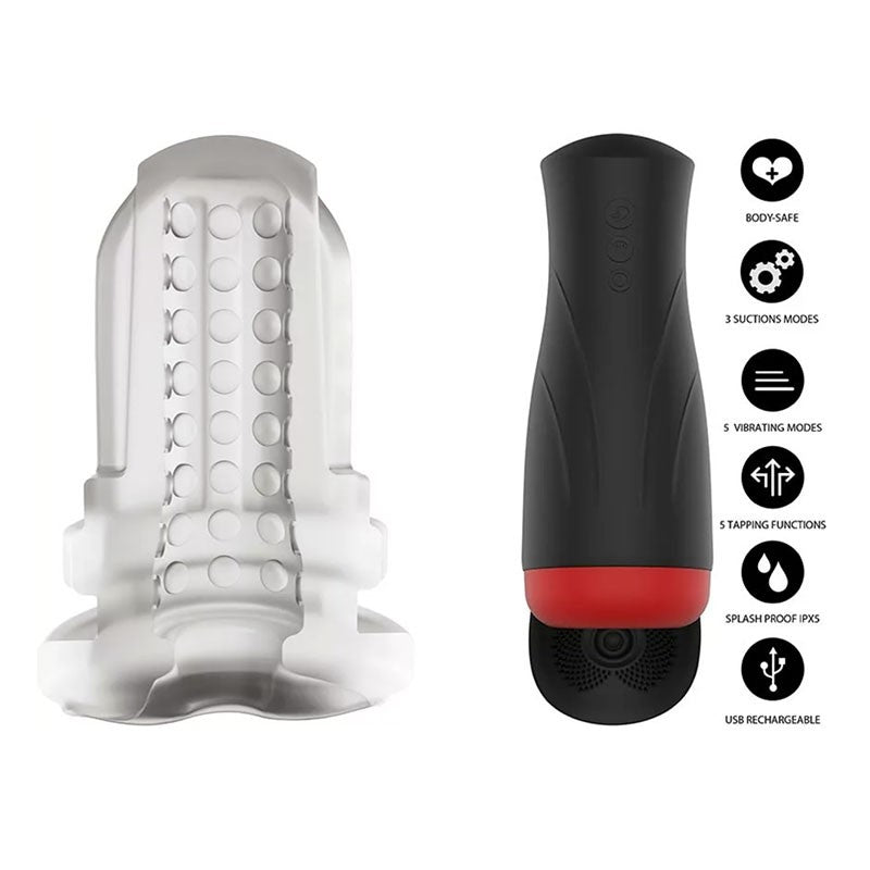 Masturbateur & stimulateur de testicules Hidden Desire Deep Squeeze Nutbuste