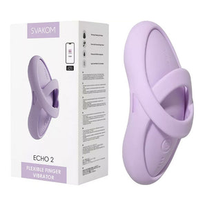 Stimulateur vibrant & chauffant en silicone - Svakom Echo 2 (Rose)