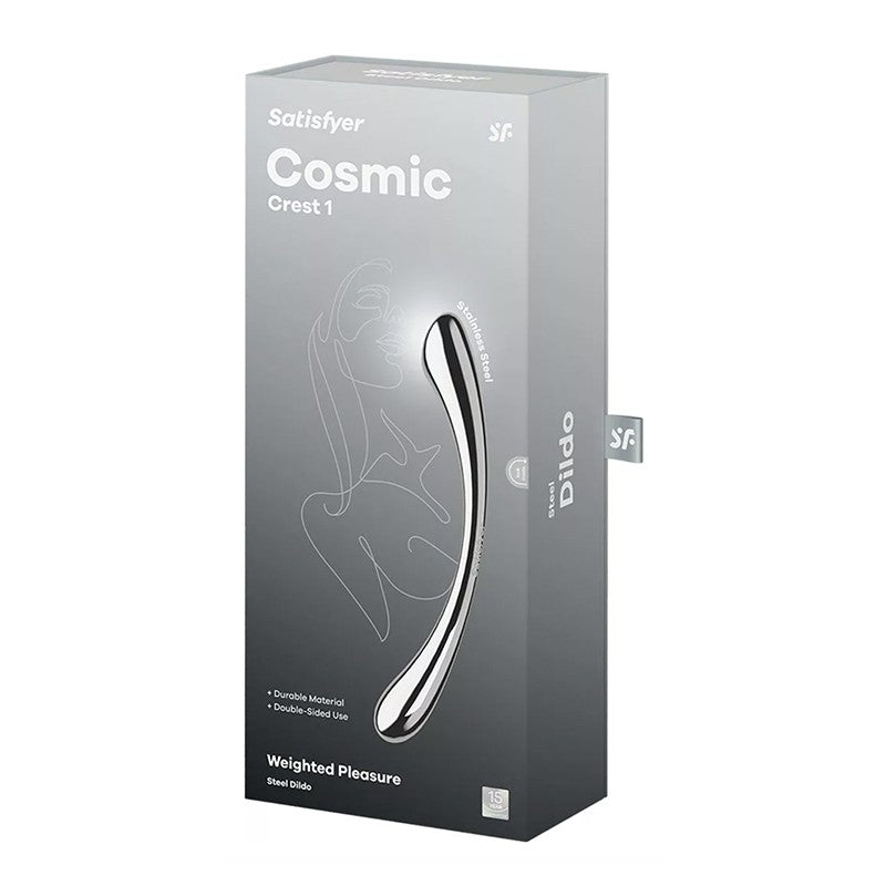 Dildo en acier inoxydable Satisfyer Cosmic Crest 1