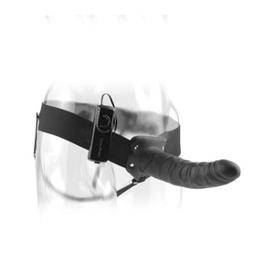 Godemichet creux vibrant noir 8" - Pipedream