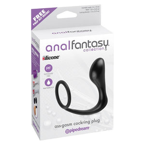 Stimulateur prostatique et Cockring Ass-Gasm - Pipedream