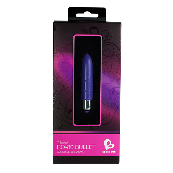 Mini vibro de poche couleur changeante - Rocks-Off - RO-80mm