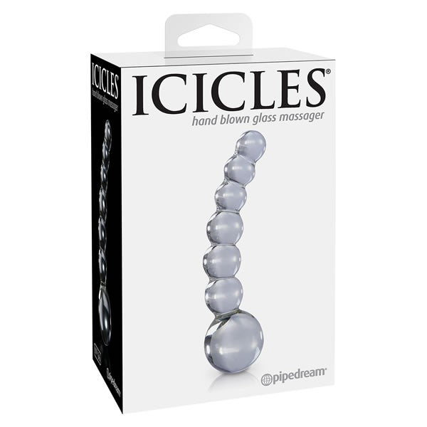 Dildo anal en verre - Icicles N°66