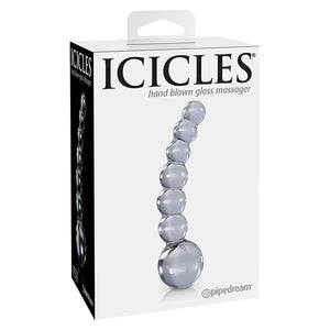 Dildo anal en verre - Icicles N°66