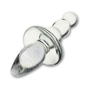 Plug anal en verre - Titus Beaded