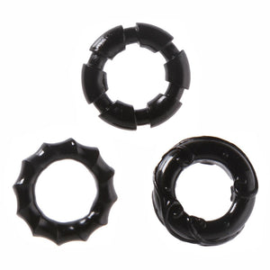 Cockring Set extensible 3pces - Malesation