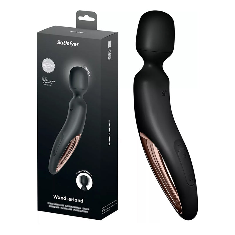 Baguette Wand-erland Satisfyer - Noir XXL
