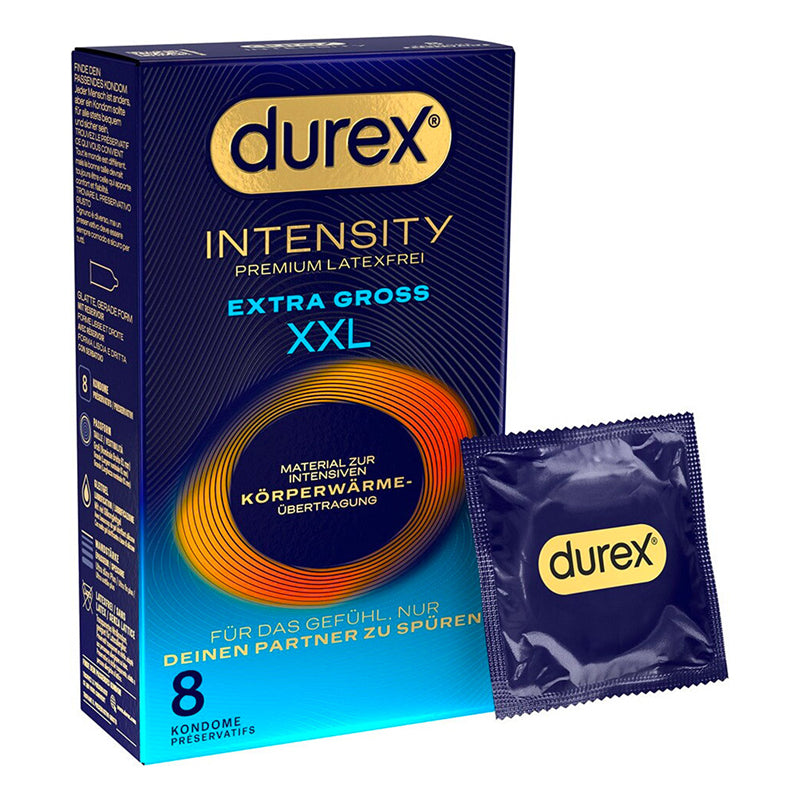 Durex Intensity XXL - Préservatif sans latex (8 pcs)