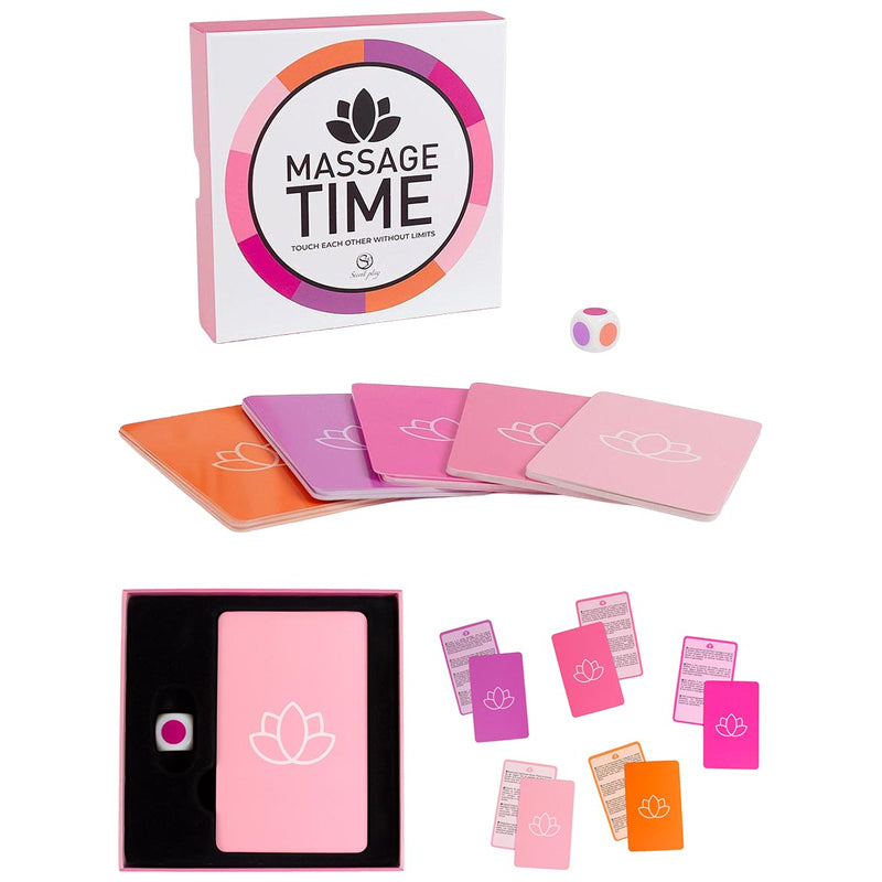 Jeu Secret Play Massage Time - 50 cartes massage couple