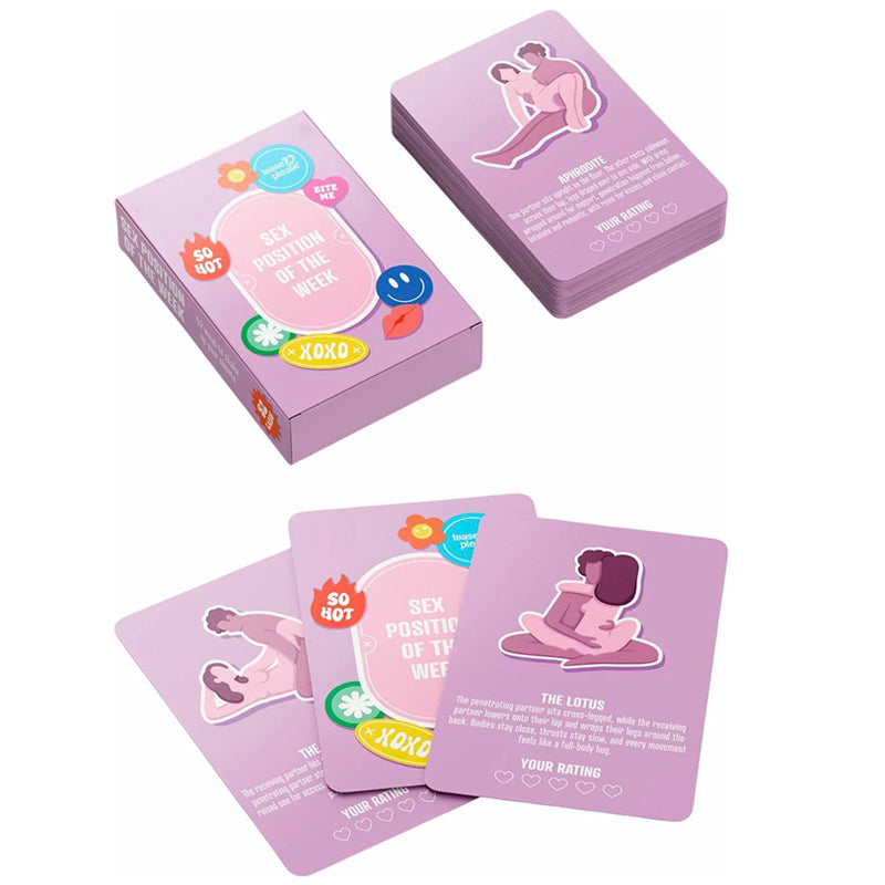 Carte erotiche posizioni sessuali settimanali