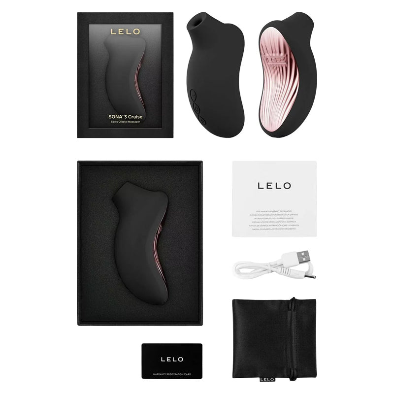 LELO Sona 3 Cruise - Stimulateur clitoridien sonique noir