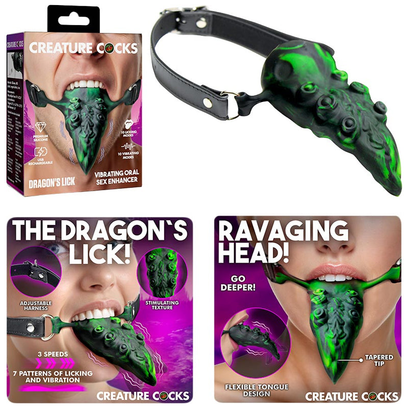 Langue vibrante Dragon's Lick - Creature Cocks