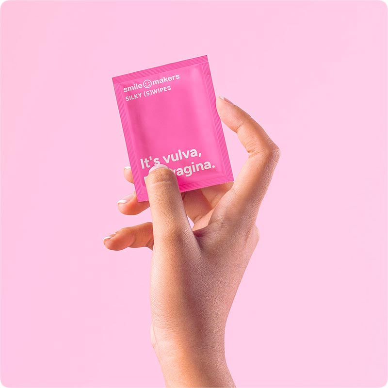 Lingettes intimes Silky (S)wipes x12 - Smile Makers